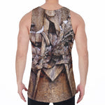 Freemasonry Emblem Print Men's Velvet Tank Top