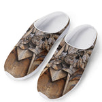 Freemasonry Emblem Print Mesh Casual Shoes