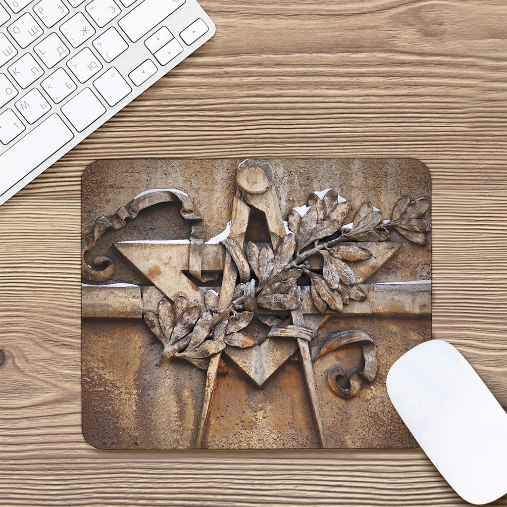 Freemasonry Emblem Print Mouse Pad