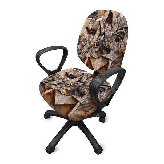 Freemasonry Emblem Print Office Chair Cover