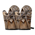 Freemasonry Emblem Print Oven Mitts