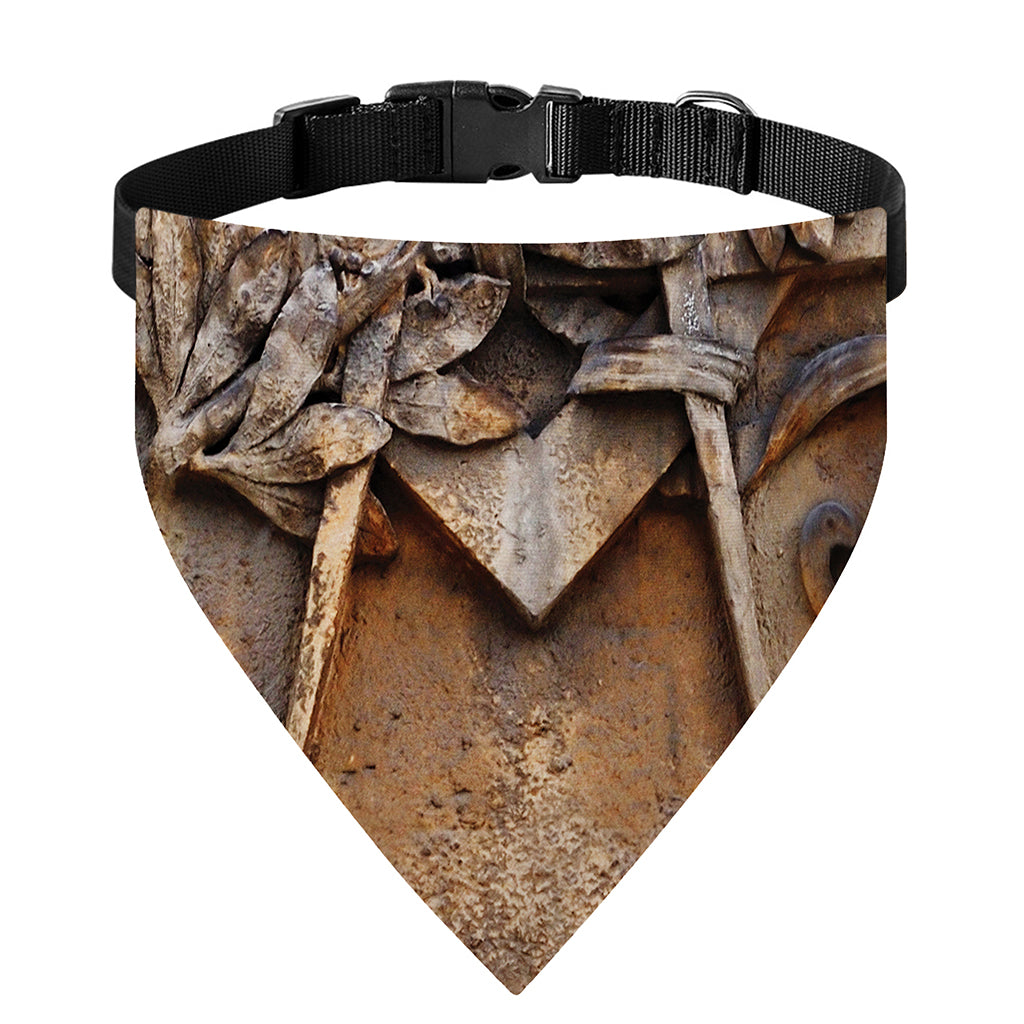Freemasonry Emblem Print Over The Collar Dog Bandana