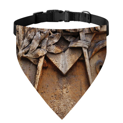 Freemasonry Emblem Print Over The Collar Dog Bandana