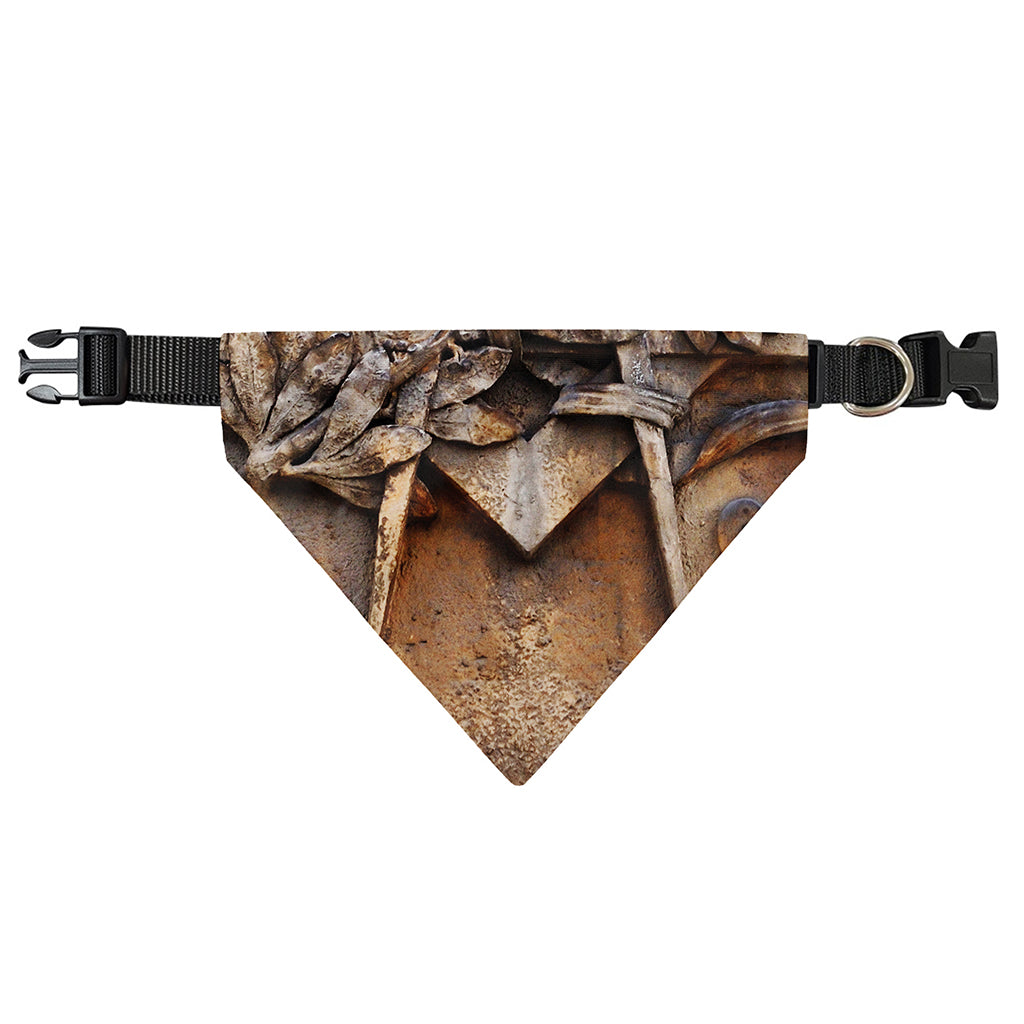 Freemasonry Emblem Print Over The Collar Dog Bandana