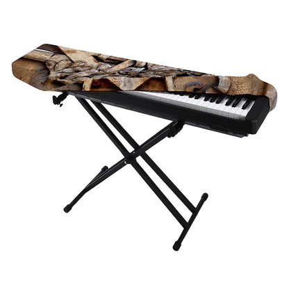 Freemasonry Emblem Print Piano Keyboard Cover