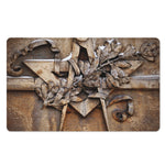 Freemasonry Emblem Print Polyester Doormat