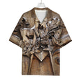 Freemasonry Emblem Print Rayon Hawaiian Shirt