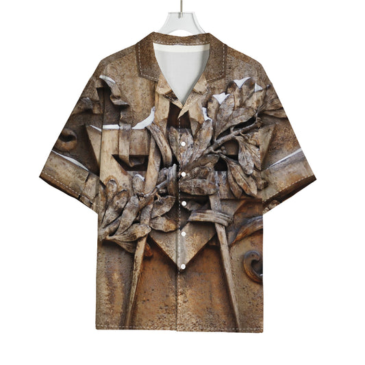 Freemasonry Emblem Print Rayon Hawaiian Shirt