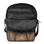 Freemasonry Emblem Print Rectangular Crossbody Bag