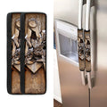 Freemasonry Emblem Print Refrigerator Handle Covers