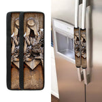 Freemasonry Emblem Print Refrigerator Handle Covers