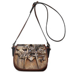 Freemasonry Emblem Print Saddle Bag