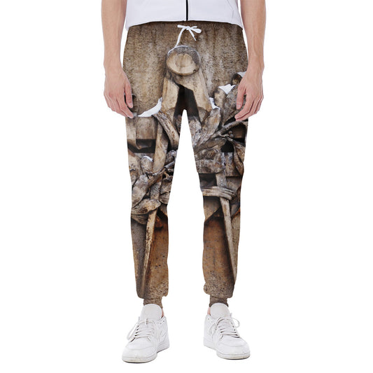 Freemasonry Emblem Print Scuba Joggers