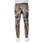 Freemasonry Emblem Print Scuba Joggers