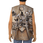 Freemasonry Emblem Print Sleeveless Baseball Jersey