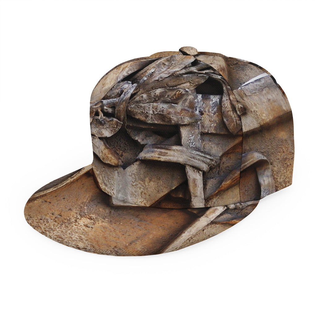 Freemasonry Emblem Print Snapback Cap