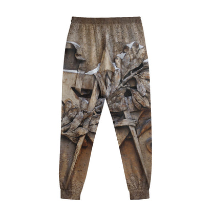 Freemasonry Emblem Print Sweatpants