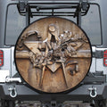 Freemasonry Emblem Print Tire Cover