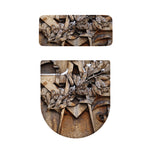 Freemasonry Emblem Print Toilet Lid And Tank Cover Set