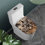 Freemasonry Emblem Print Toilet Lid Cover