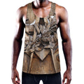 Freemasonry Emblem Print Men's Workout Tank Top