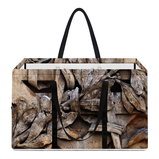 Freemasonry Emblem Print Utility Tote Bag