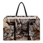 Freemasonry Emblem Print Utility Tote Bag