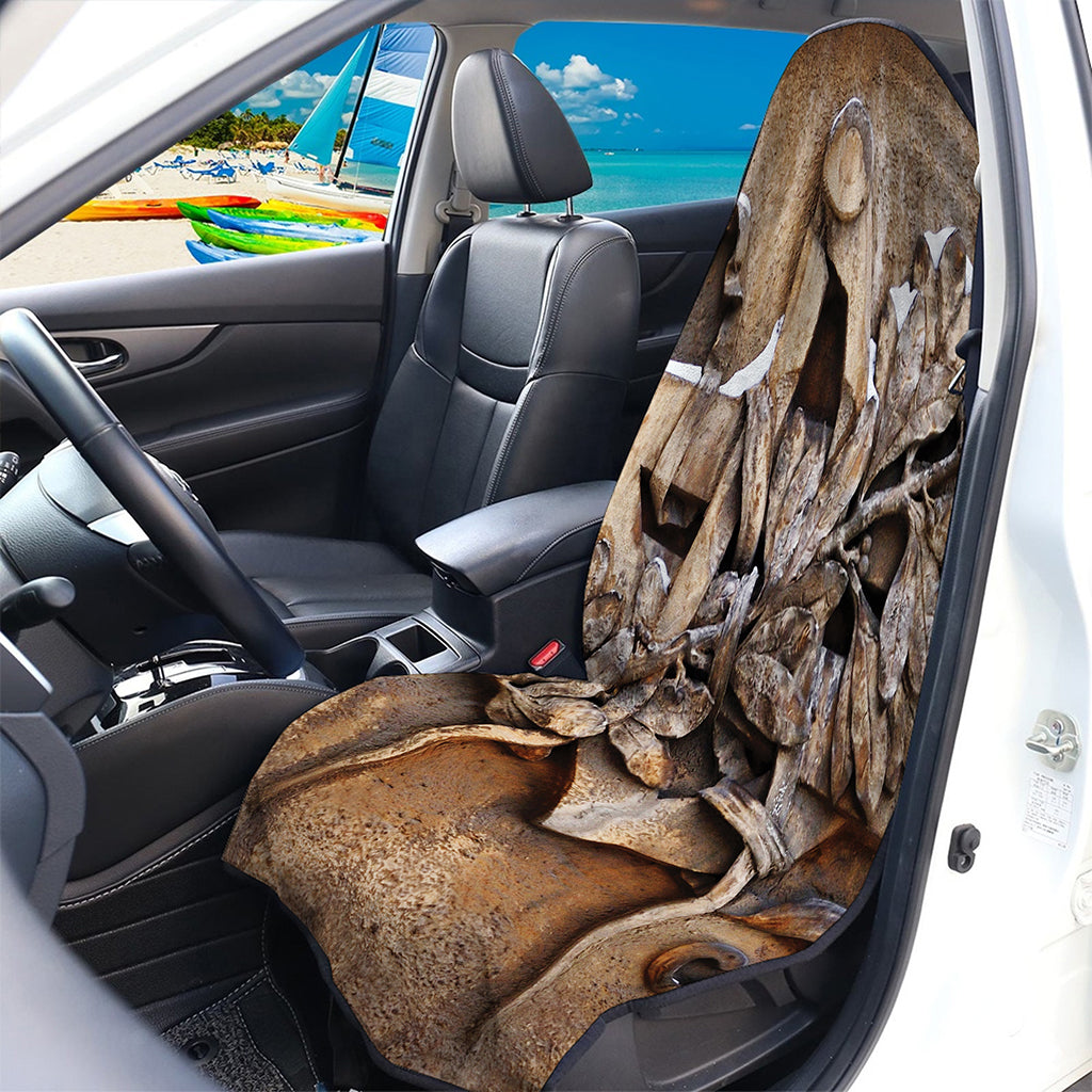 Freemasonry Emblem Print Waterproof Car Seat Cover