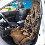 Freemasonry Emblem Print Waterproof Car Seat Cover