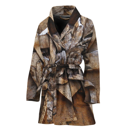 Freemasonry Emblem Print Women's Bathrobe