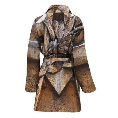 Freemasonry Emblem Print Women's Bathrobe