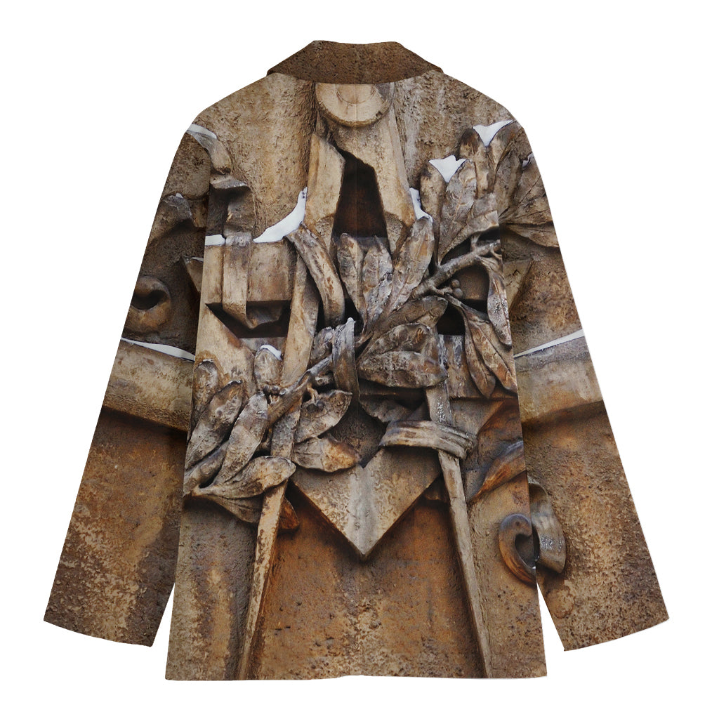 Freemasonry Emblem Print Women's Blazer