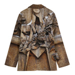 Freemasonry Emblem Print Women's Blazer