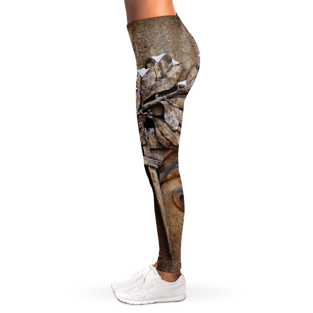 Freemasonry Emblem Print Women's Leggings