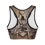 Freemasonry Emblem Print Women's Sports Bra