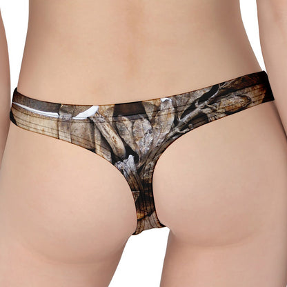 Freemasonry Emblem Print Women's Thong