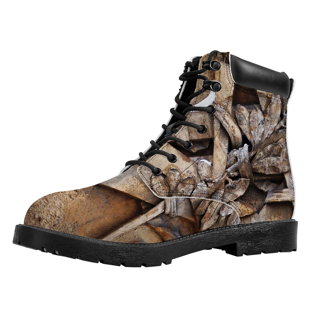 Freemasonry Emblem Print Work Boots