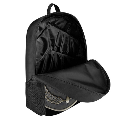 Freemasonry Medal Print 17 Inch Backpack