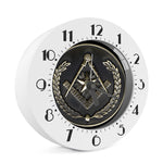 Freemasonry Medal Print Alarm Clock