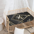 Freemasonry Medal Print Baby Crib Sheet