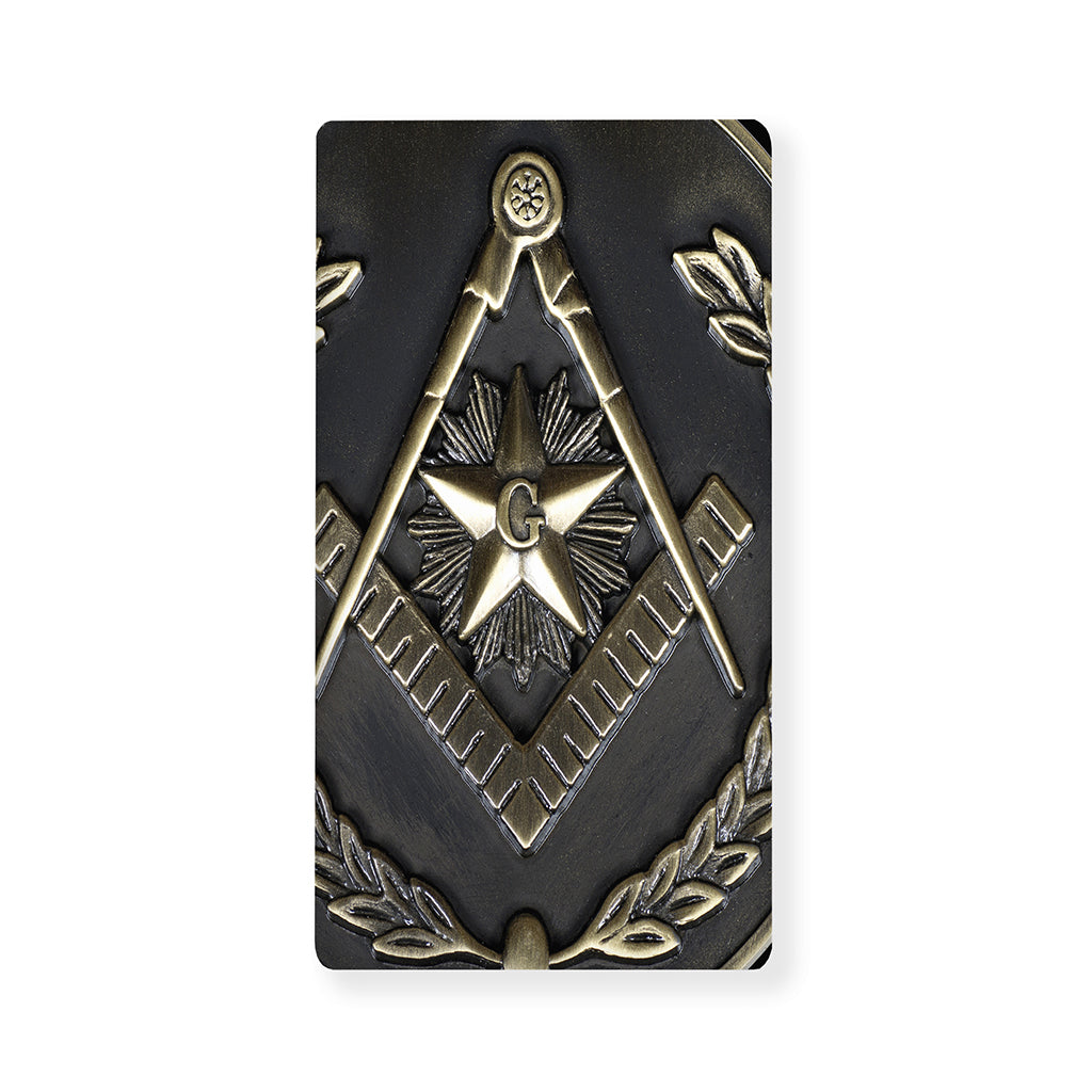 Freemasonry Medal Print Baby Crib Sheet