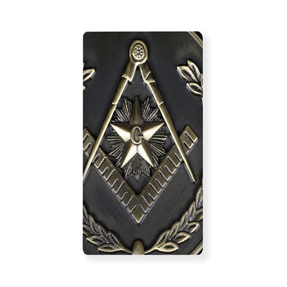 Freemasonry Medal Print Baby Crib Sheet