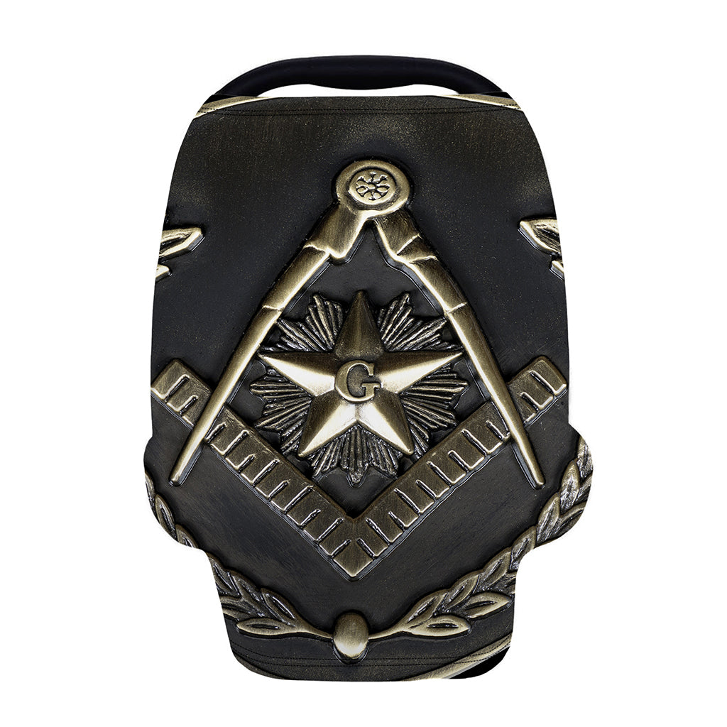 Freemasonry Medal Print Baby Seat Cover