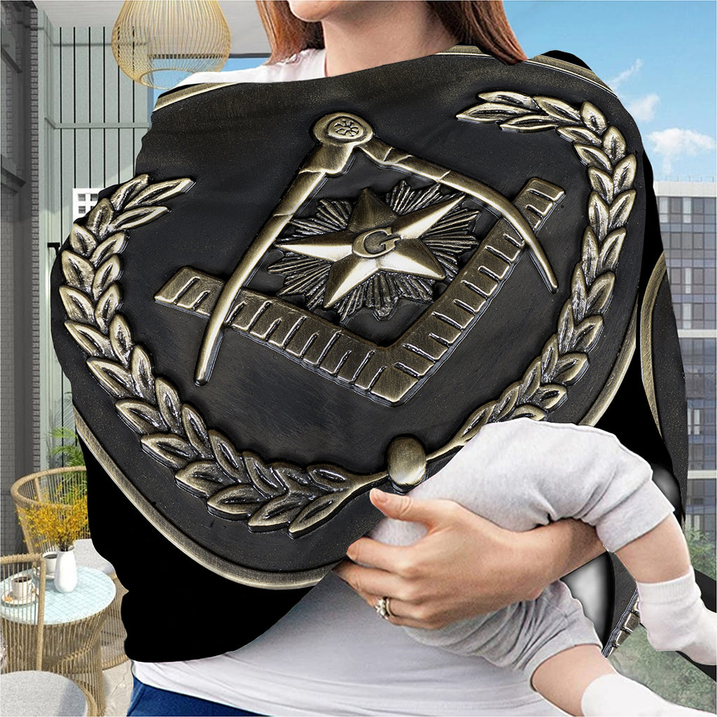 Freemasonry Medal Print Baby Seat Cover