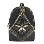 Freemasonry Medal Print Backpack