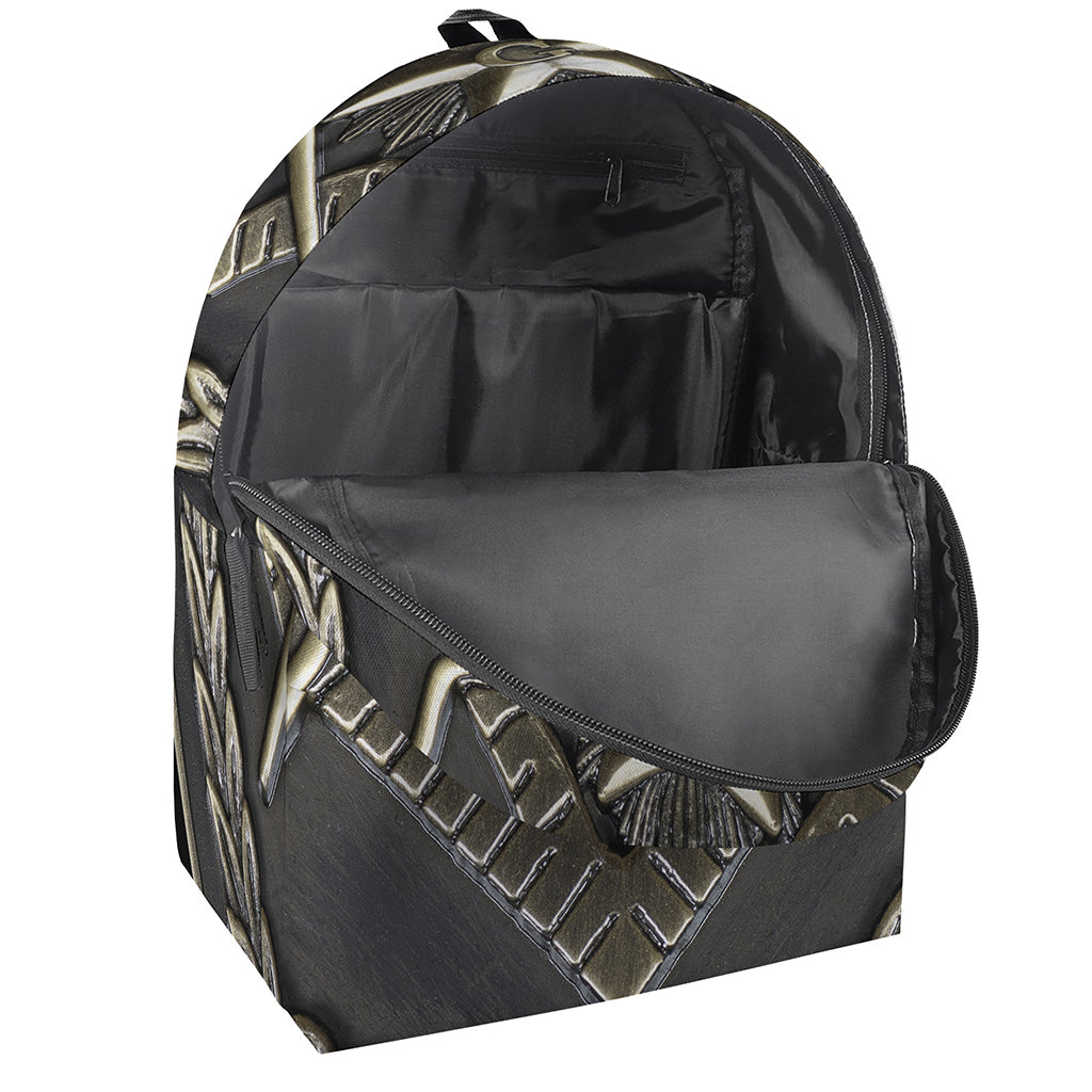 Freemasonry Medal Print Backpack