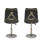 Freemasonry Medal Print Bar Stool Covers