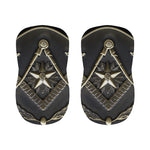 Freemasonry Medal Print Bar Stool Covers