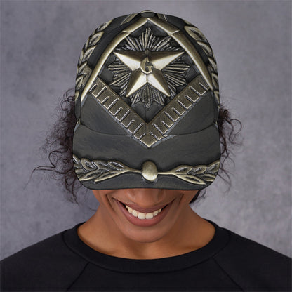 Freemasonry Medal Print Baseball Cap