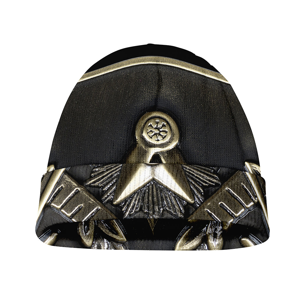 Freemasonry Medal Print Beanie